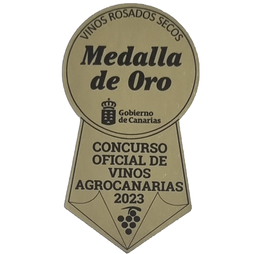 MEDALLA DE ORO CONCURSO OFICIAL DE VINOS AGROCANARIAS 2023